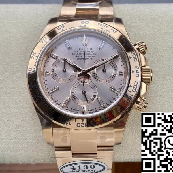 Rolex Cosmograph Daytona 116505 1:1 Best Edition Clean Factory Rose Gold