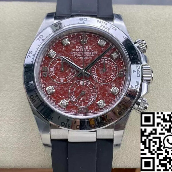 Rolex Cosmograph Daytona 116589 1:1 Best Edition Clean Factory Rubber Strap