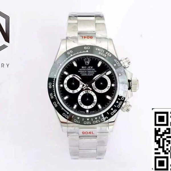 Rolex Cosmograph Daytona M116500LN-0002 1:1 Best Edition EW Factory Black Dial