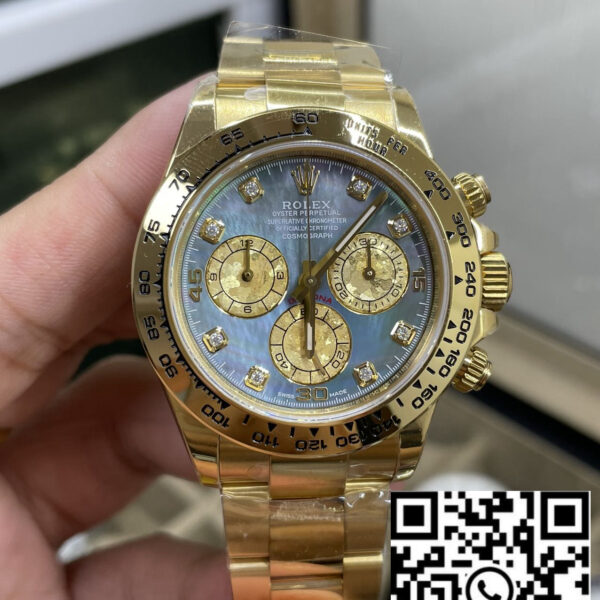 Rolex Cosmograph Daytona M116503-0007 Mother of Pearl 1:1 Best Clone CounterWeight Gold