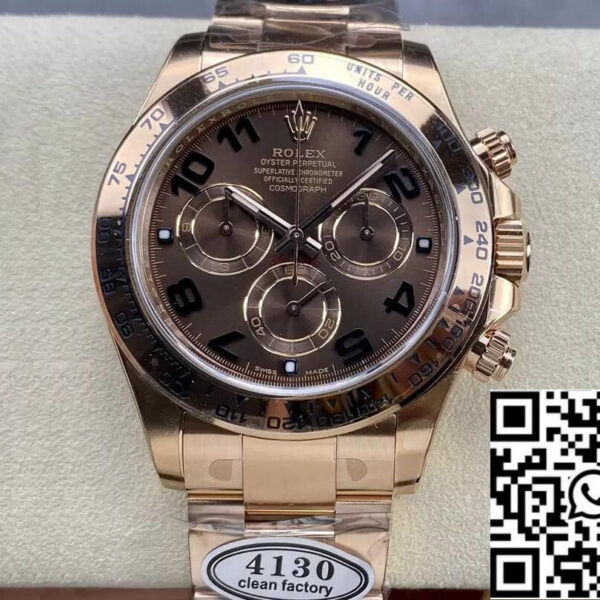 Rolex Cosmograph Daytona M116505-0011 1:1 Best Edition Clean Factory Rose Gold