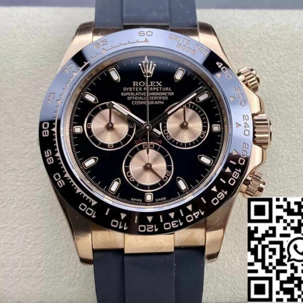 Rolex Cosmograph Daytona M116515LN-0017 1:1 Best Edition Clean Factory Black Dial