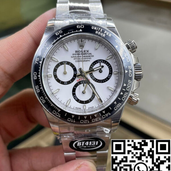 Rolex Cosmograph Daytona M126500LN-0001 New 4131 Movement 1:1 Best Edition BT Factory