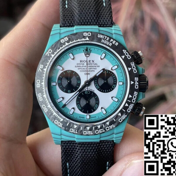 Rolex Cosmograph Daytona Series with Blue Carbon Fiber Case【4130 Movement DIW Modified Version】