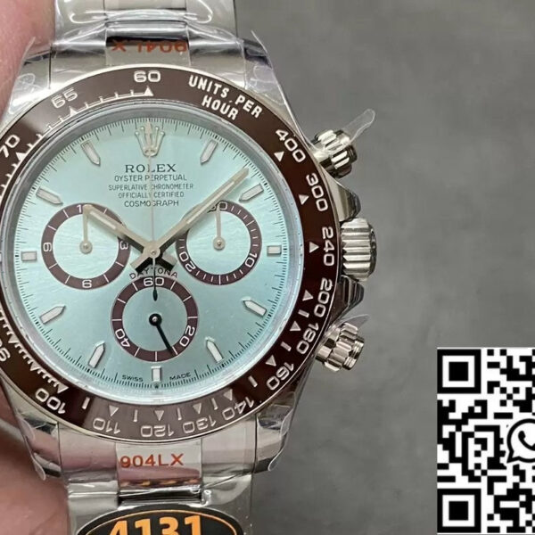 Rolex Cosmograph Daytona m126506-0001 Ice Blue 1:1 Best Edition QF Factory 4131 Movement