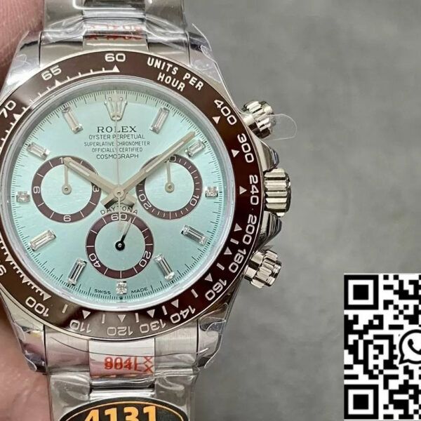 Rolex Cosmograph Daytona m126506-0002 Ice Blue 1:1 Best Edition QF Factory 4131 Movement