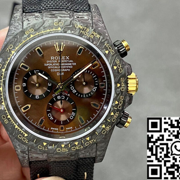 Rolex Daytona Cosmograph 1:1 Best Edition Noob Factory Diw Custom Version Brown Dial