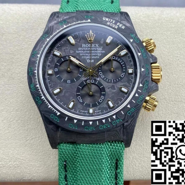 Rolex Daytona Cosmograph 1:1 Best Edition Noob Factory Diw Custom Version Dark Green Strap