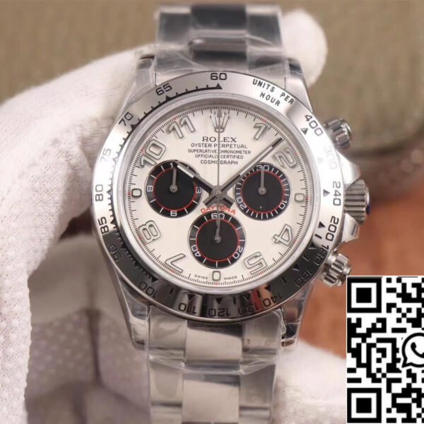 Rolex Daytona Cosmograph 116509 1:1 Best Edition JH Factory 18K White Gold