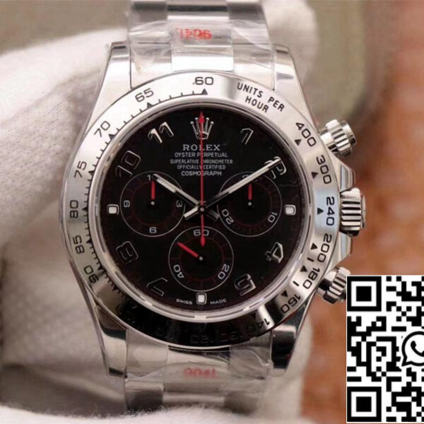 Rolex Daytona Cosmograph 116509-78599 1:1 Best Edition Noob Factory Black Dial Swiss ETA4130