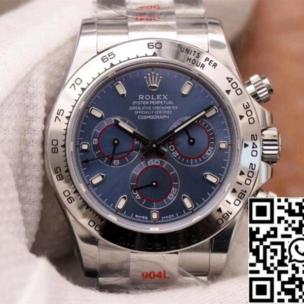 Rolex Daytona Cosmograph 116509-78599 1:1 Best Edition Noob Factory Blue Dial Swiss ETA4130