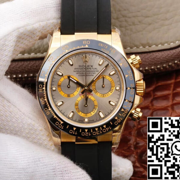 Rolex Daytona Cosmograph 116518LN 1:1 Best Edition JH Factory Silver Gray Dial