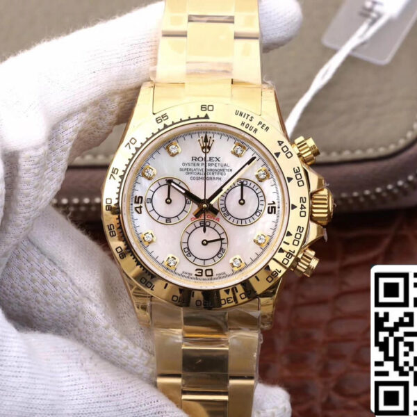 Rolex Daytona Cosmograph 116528-78598 1:1 Best Edition JH Factory Diamonds Dial