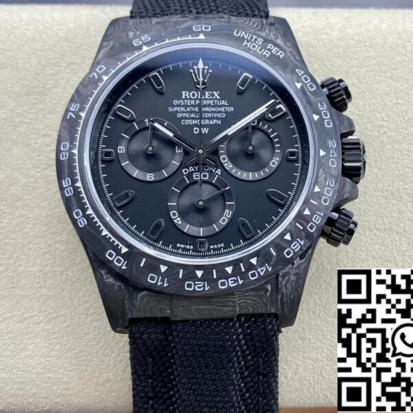 Rolex Daytona Cosmograph Diw Custom Version 1:1 Best Edition Noob Factory Black Dial