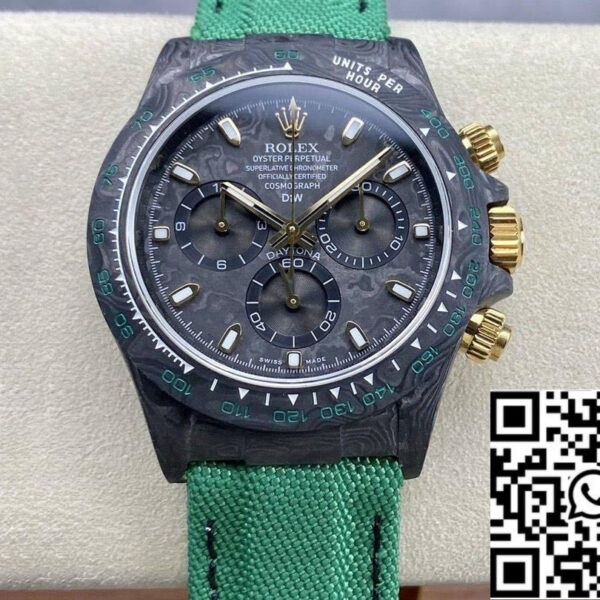 Rolex Daytona Cosmograph Diw Custom Version 1:1 Best Edition Noob Factory Carbon Fiber Dial