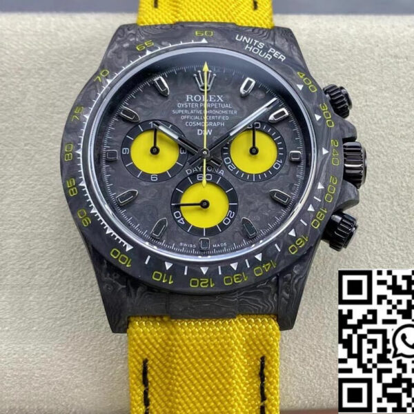 Rolex Daytona Cosmograph Diw Custom Version 1:1 Best Edition Noob Factory Carbon Fiber