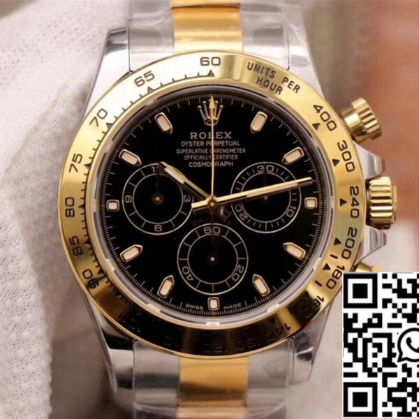 Rolex Daytona Cosmograph M116503-0004 1:1 Best Edition Noob Factory Black Dial Swiss ETA4130