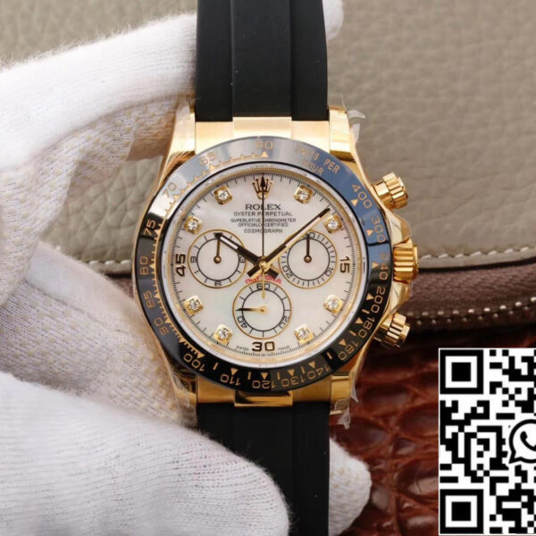 Rolex Daytona Cosmograph M116518ln-0037 1:1 Best Edition JH Factory V6 Yellow Gold Case
