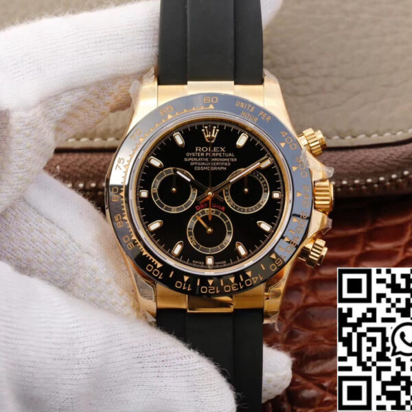 Rolex Daytona Cosmograph M116518ln-0043 1:1 Best Edition JH Factory Black Dial