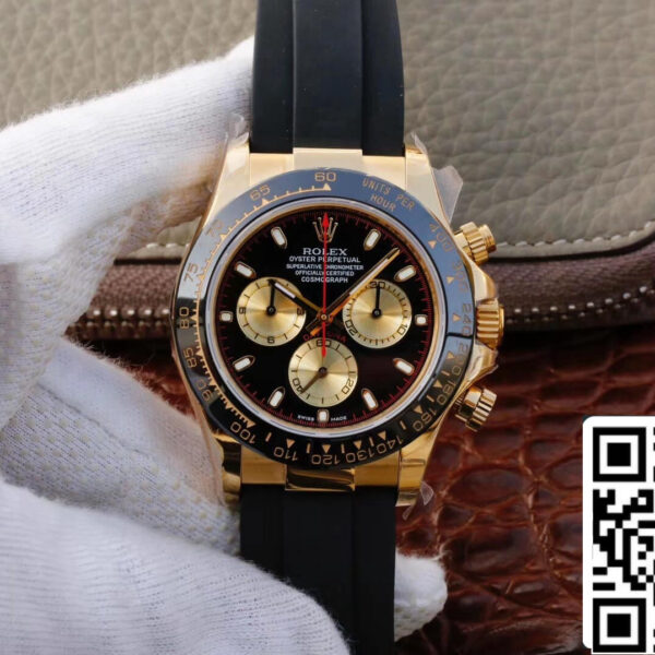 Rolex Daytona Cosmograph M116518ln-0047 1:1 Best Edition JH Factory Yellow Gold Chronograph