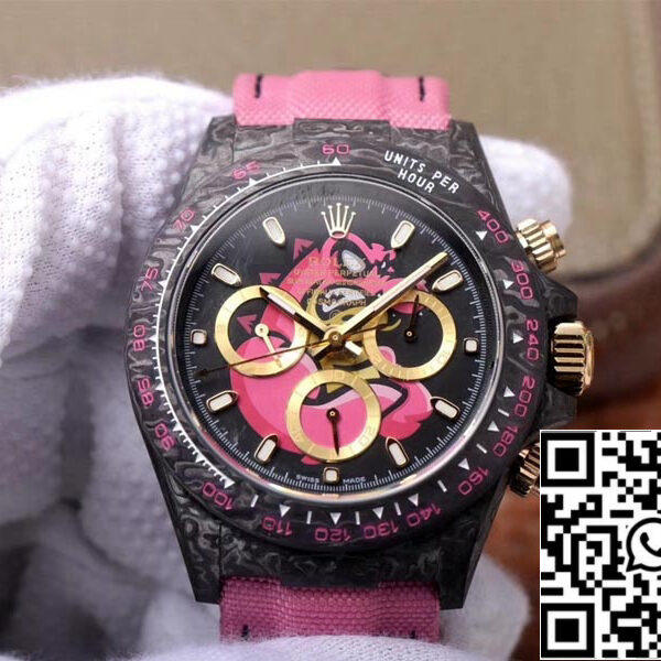 Rolex Daytona Cosmos Pink Exploded Dragon 1:1 Best Edition WWF Factory Swiss ETA7750