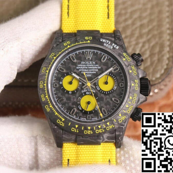Rolex Daytona Diw Retrofit Version 1:1 Best Edition WWF Factory Carbon Fiber Dial