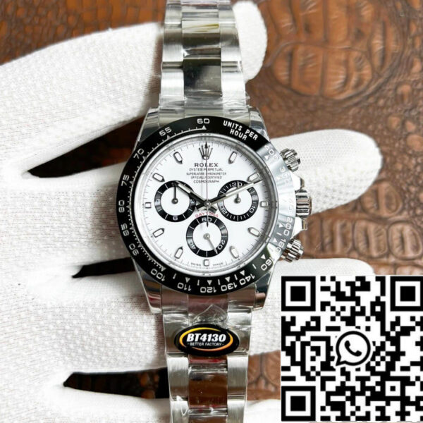 Rolex Daytona M116500LN-0001 1:1 Best Edition BT Factory White Dial