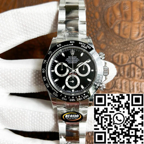 Rolex Daytona M116500LN-0002 1:1 Best Edition BT Factory Black Dial