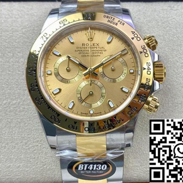 Rolex Daytona M116503-0003 1:1 Best Edition BT Factory Gold Dial