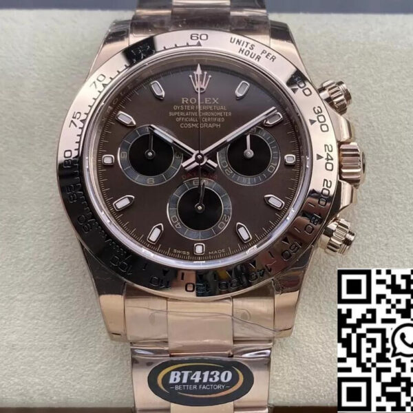 Rolex Daytona M116505-0013 1:1 Best Edition BT Factory Chocolate Dial