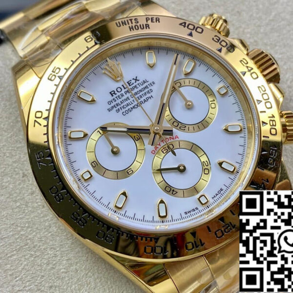 Rolex Daytona M116508-0001 1:1 Best Edition BT Factory White Dial