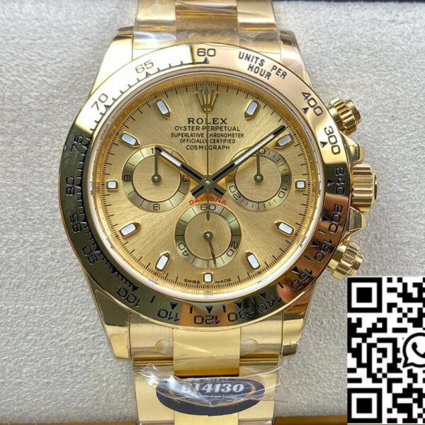 Rolex Daytona M116508-0003 1:1 Best Edition BT Factory Gold Dial