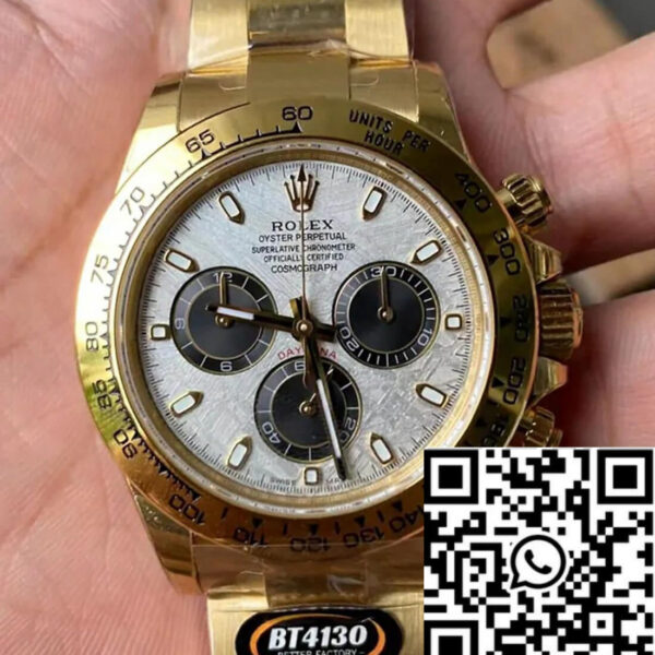 Rolex Daytona M116508-0015 1:1 Best Edition BT Factory Meteorite Dial