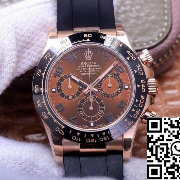 Rolex Daytona M116515LN-0015 1:1 Best Edition Noob Factory Brown Dial Swiss ETA4130