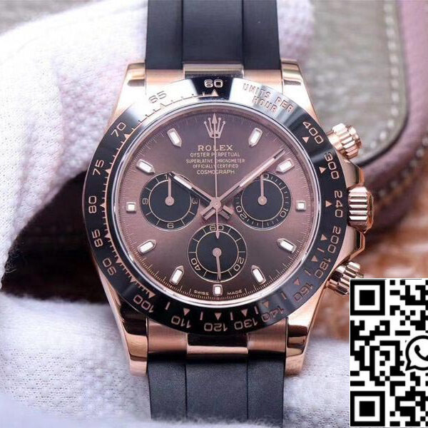Rolex Daytona M116515LN-0041 1:1 Best Edition Noob Factory Chocolate Dial Swiss ETA4130