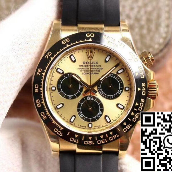 Rolex Daytona M116518LN-0048 1:1 Best Edition Noob Factory Champagne Dial Swiss ETA4130