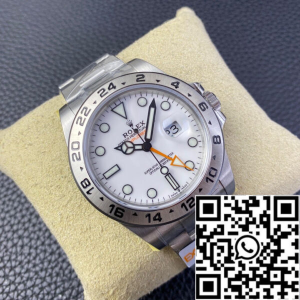 Rolex Explorer II 226570 JVS Men Watches 1:1 Best Edition 3285 movement white dial