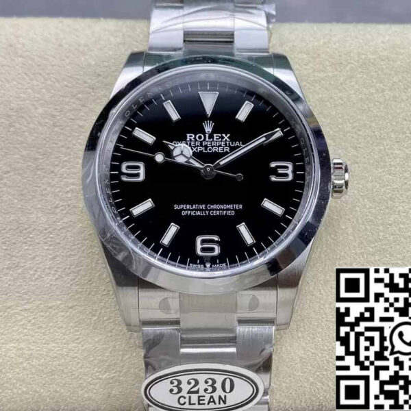 Rolex Explorer M124270-0001 36MM 1:1 Best Edition Clean Factory Black Dial