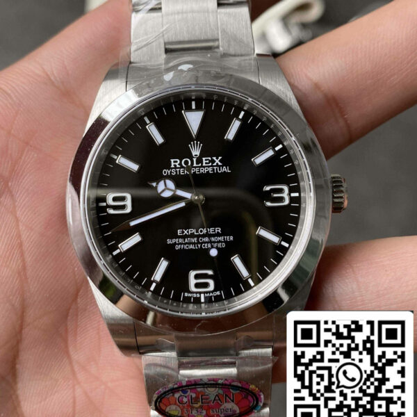 Rolex Explorer M214270-0003 39MM 1:1 Best Edition Clean Factory Black Dial