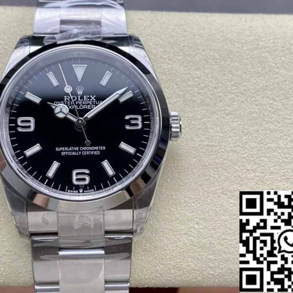Rolex Explorer m124270-0001 36MM 1:1 Best Edition VS Factory Black Dial Steel