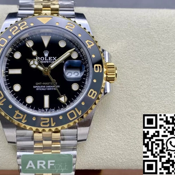 Replica Rolex GMT Master II M126713grnr-0001  ARF Factory 1:1 Best Edition CounterWeight Version