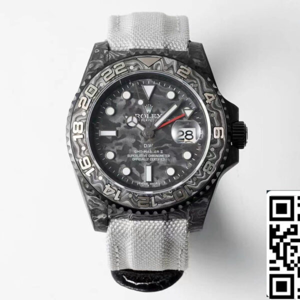 Rolex GMT-MASTER II Diw 1:1 Best Edition Carbon Fiber Fabric Strap