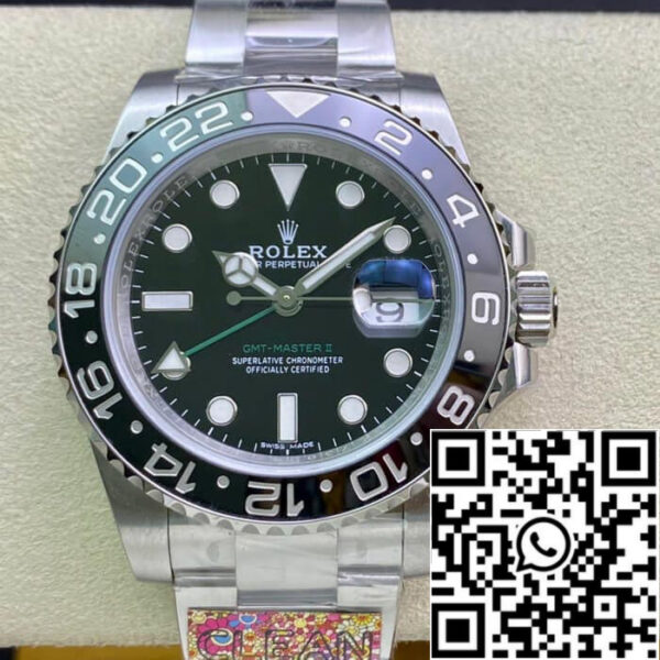 Rolex GMT Master II 116710LN-78200 1:1 Best Edition Clean Factory Black Bezel