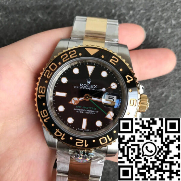 Rolex GMT Master II 116713-LN-78203 1:1 Best Edition AR Factory Black Dial