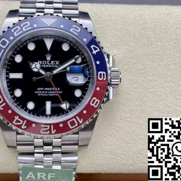 Rolex GMT Master II M126710BLRO-0001 Pepsi 1:1 Best Edition from AR Factory V4 upgrade Jubilee Strap