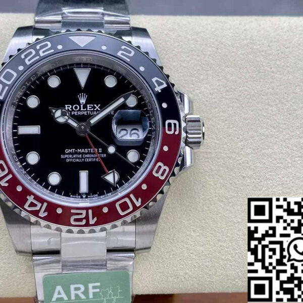 Rolex GMT Master II M126710BLRO-0001 Pepsi 1:1 Best Edition from AR Factory V4 upgrade Oyster Strap