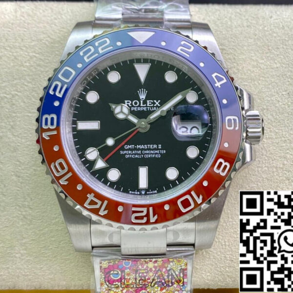 Rolex GMT Master II M126710BLRO-0002 1:1 Best Edition Clean Factory Coke Circle