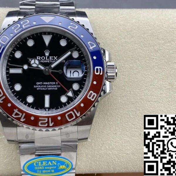 Rolex GMT Master II M126710BLRO-0002 1:1 Best Edition Clean Factory V3 Black Dial