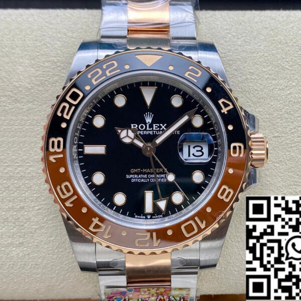Rolex GMT Master II M126711chnr-0002 1:1 Best Edition Clean Factory Black Dial