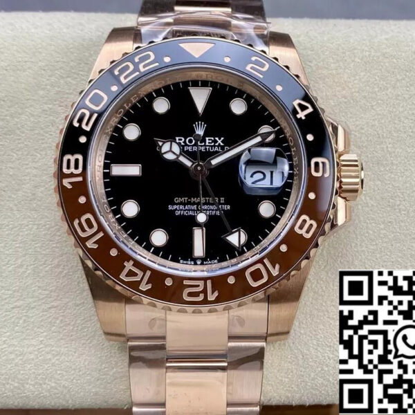 Rolex GMT Master II M126715CHNR-0001 1:1 Best Edition C+ Factory Black Dial